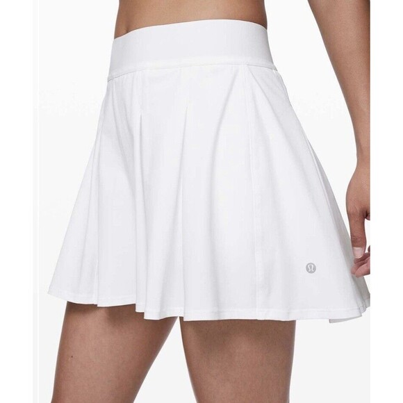 Lululemon Pants - Lululemon Tennis Time Skirt 15" Size 8 High Rise Under Shorts With Pockets READ